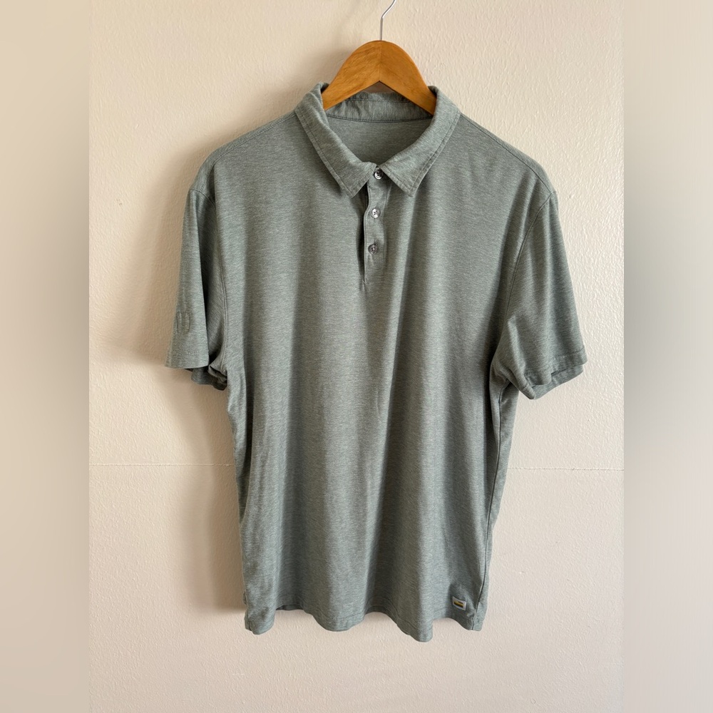 Vuori Green Polo Large